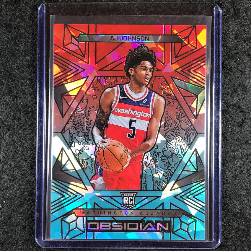 2024-25 Obsidian AJ JOHNSON Rookie Base Fire and Ice Flood 23/49 #142