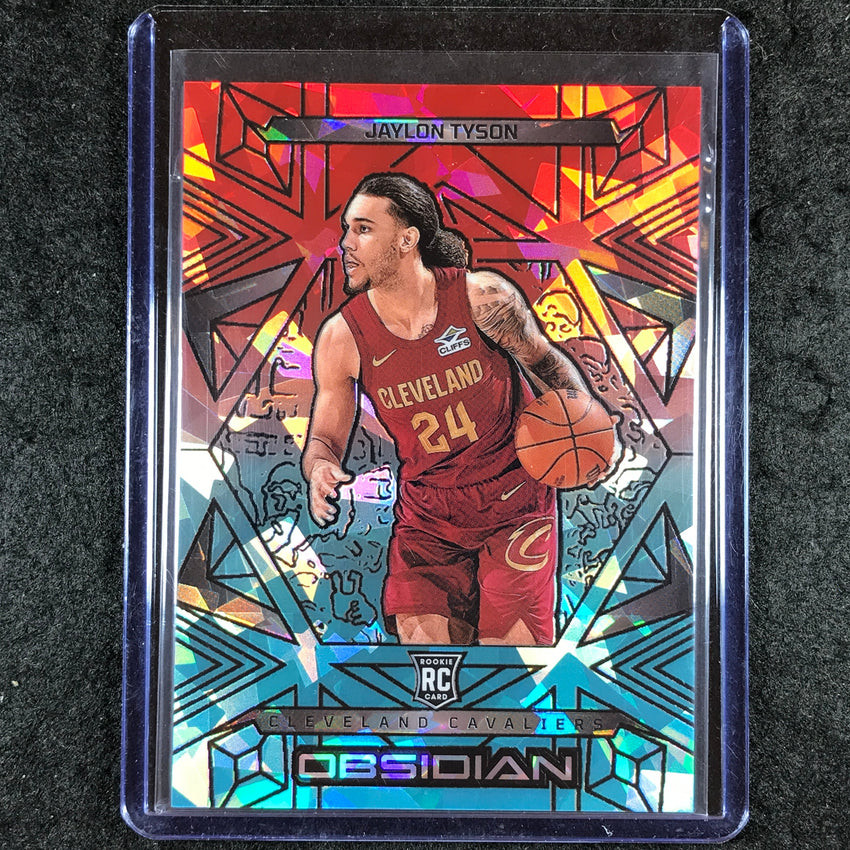 2024-25 Obsidian JAYLON TYSON Rookie Base Fire and Ice Flood 1/49 #146