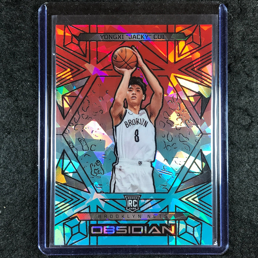 2024-25 Obsidian YONGXI "JACKY" CUI Rookie Base Fire and Ice Flood 45/49 #159