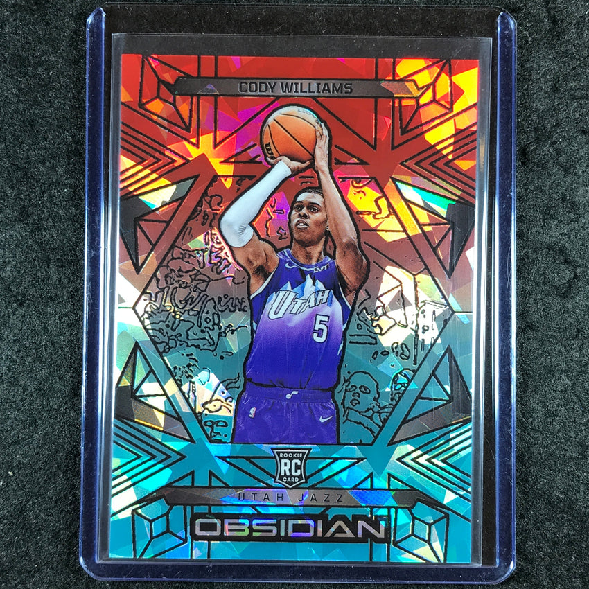 2024-25 Obsidian CODY WILLIAMS Rookie Base Fire and Ice Flood 11/49 #169
