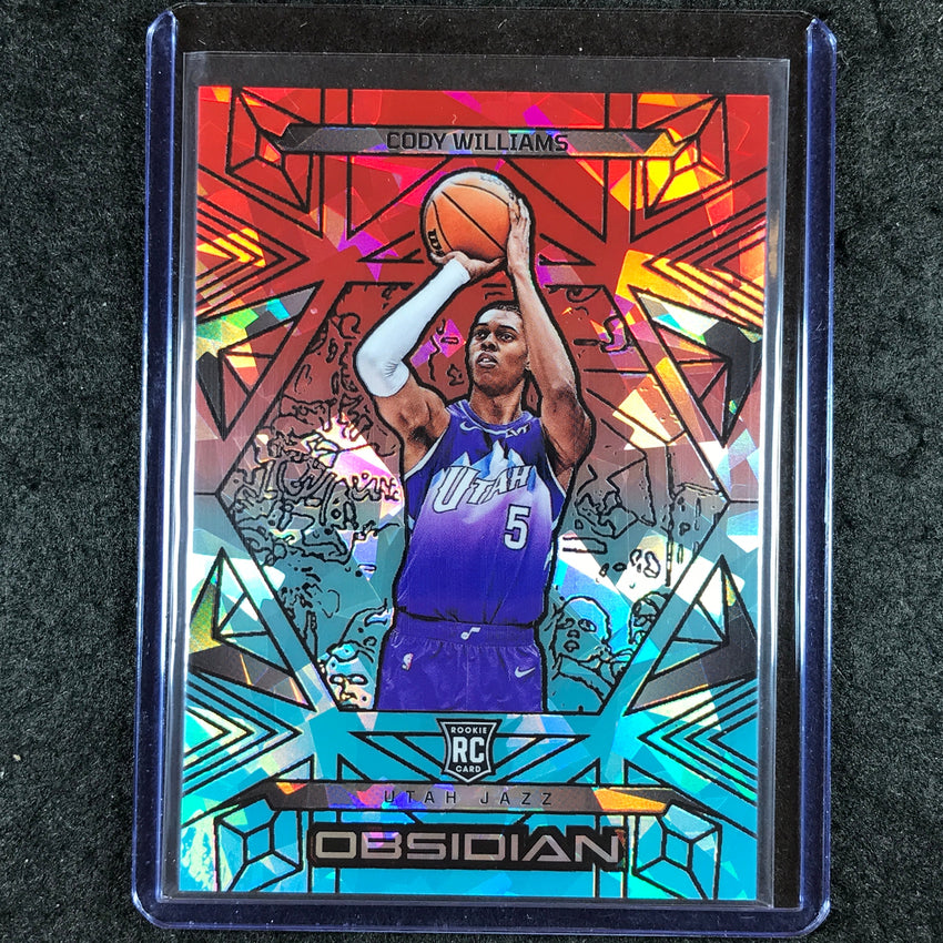 2024-25 Obsidian CODY WILLIAMS Rookie Base Fire and Ice Flood 17/49 #169
