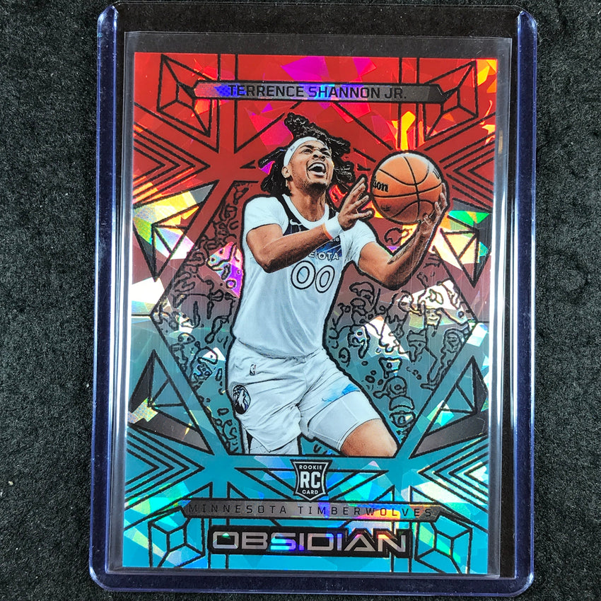 2024-25 Obsidian TERRENCE SHANNON JR. Rookie Base Fire and Ice Flood 14/49 #171