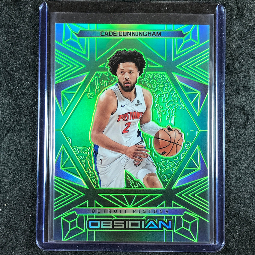 2024-25 Obsidian CADE CUNNINGHAM Base Jade Flood 11/25 #27