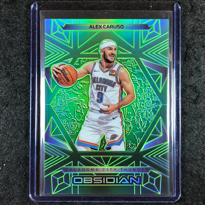 2024-25 Obsidian ALEX CARUSO Base Jade Flood 5/25 #80