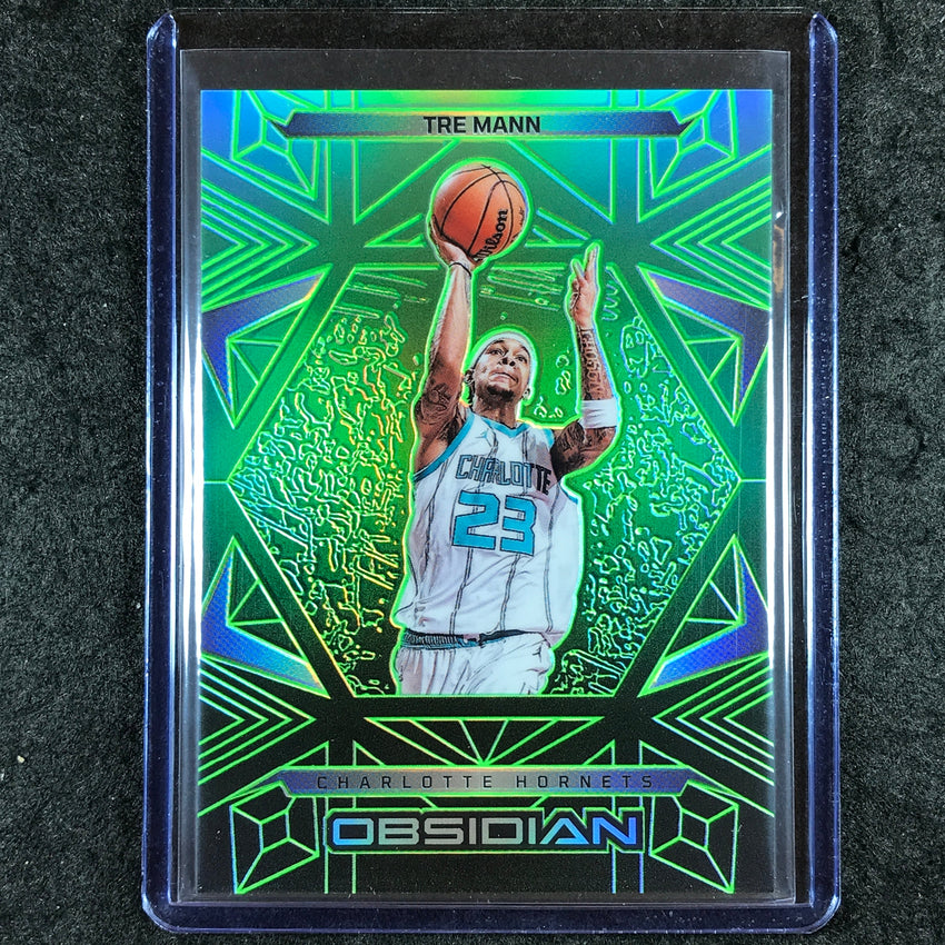 2024-25 Obsidian TRE MANN Base Jade Flood 4/25 #139