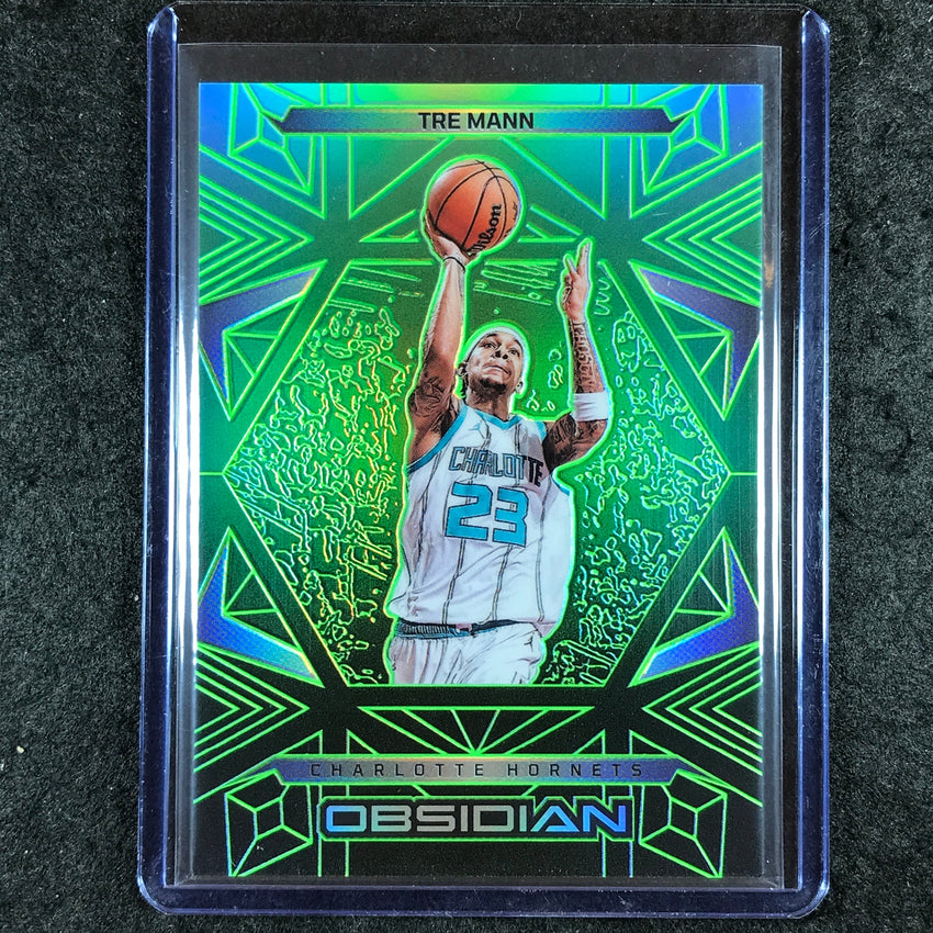 2024-25 Obsidian TRE MANN Base Jade Flood 2/25 #139
