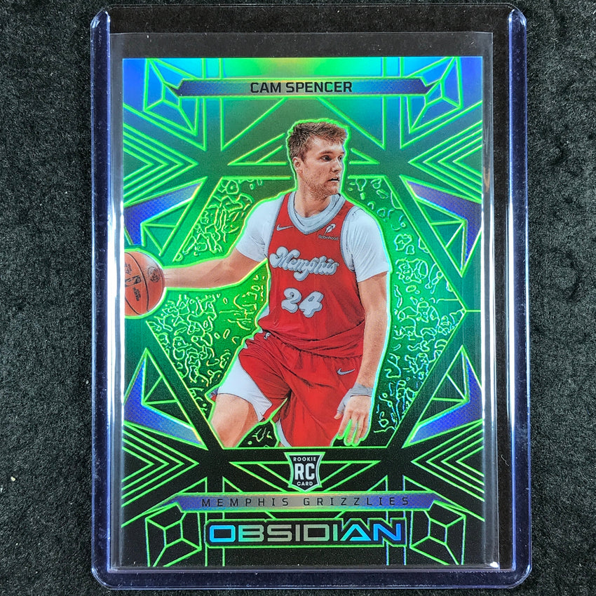 2024-25 Obsidian CAM SPENCER Rookie Base Jade Flood 21/25 #153