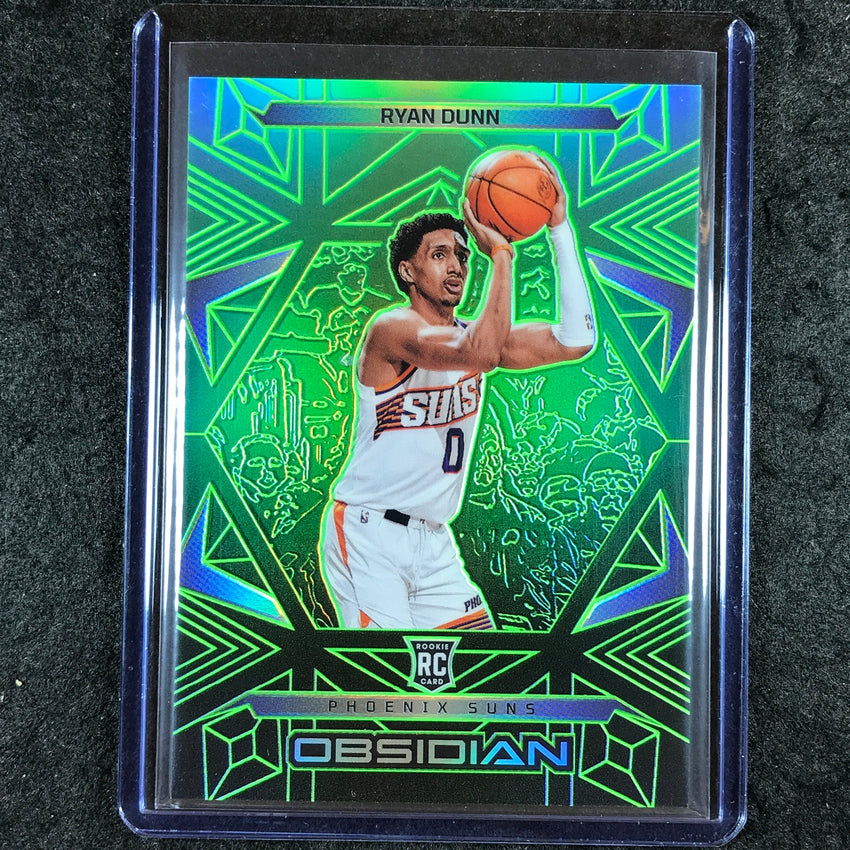 2024-25 Obsidian RYAN DUNN Rookie Base Jade Flood 9/25 #158