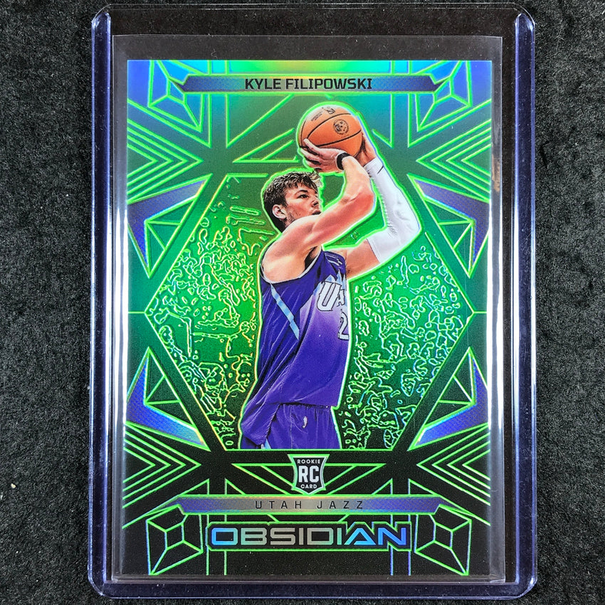 2024-25 Obsidian KYLE FILIPOWSKI Rookie Base Jade Flood 12/25 #167