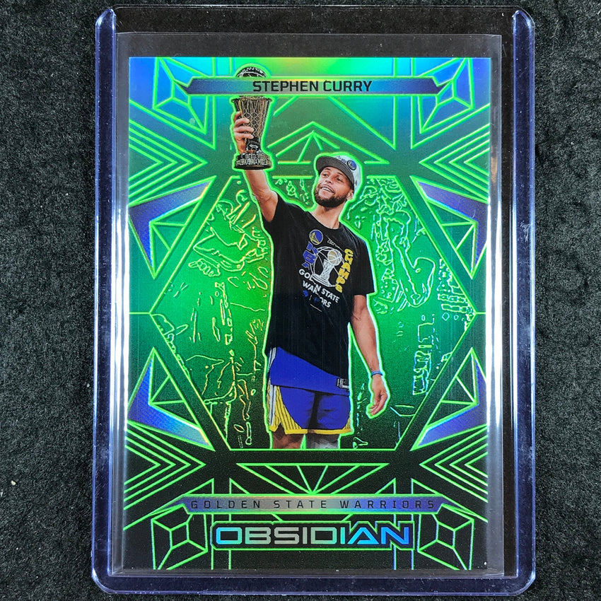 2024-25 Obsidian STEPHEN CURRY Base Jade Flood 4/25 #182