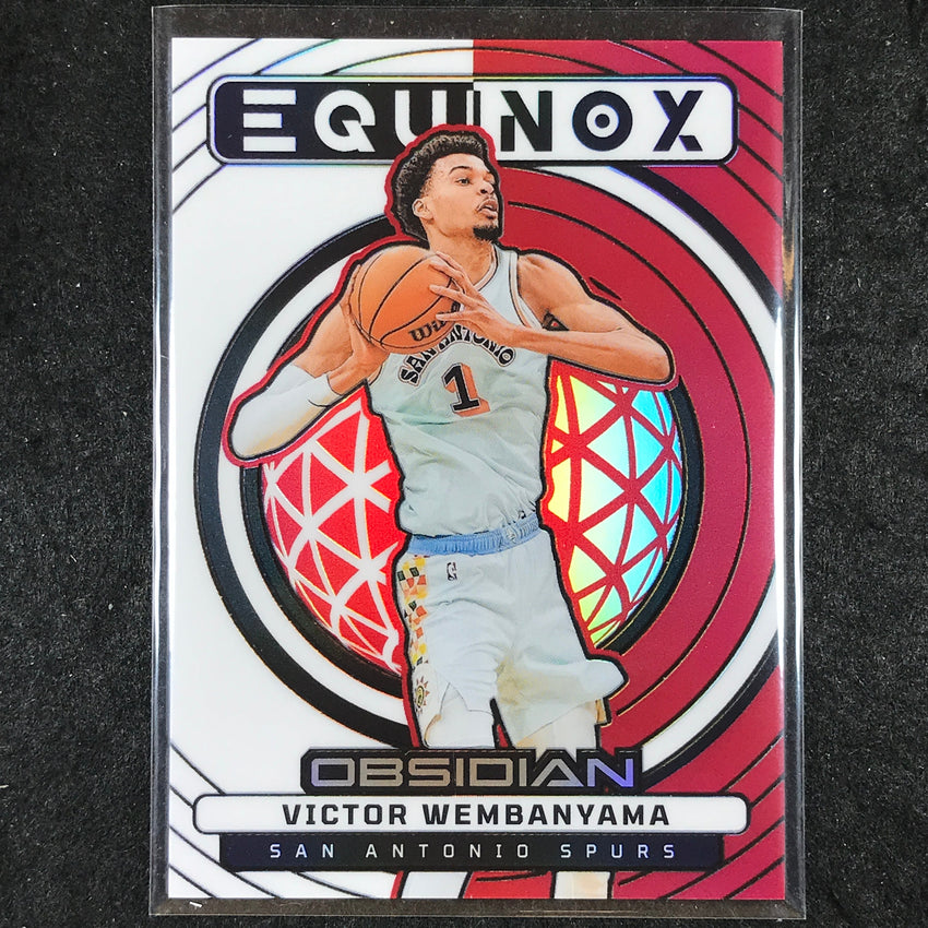 2024-25 Obsidian VICTOR WEMBANYAMA Equinox Red Flood #18