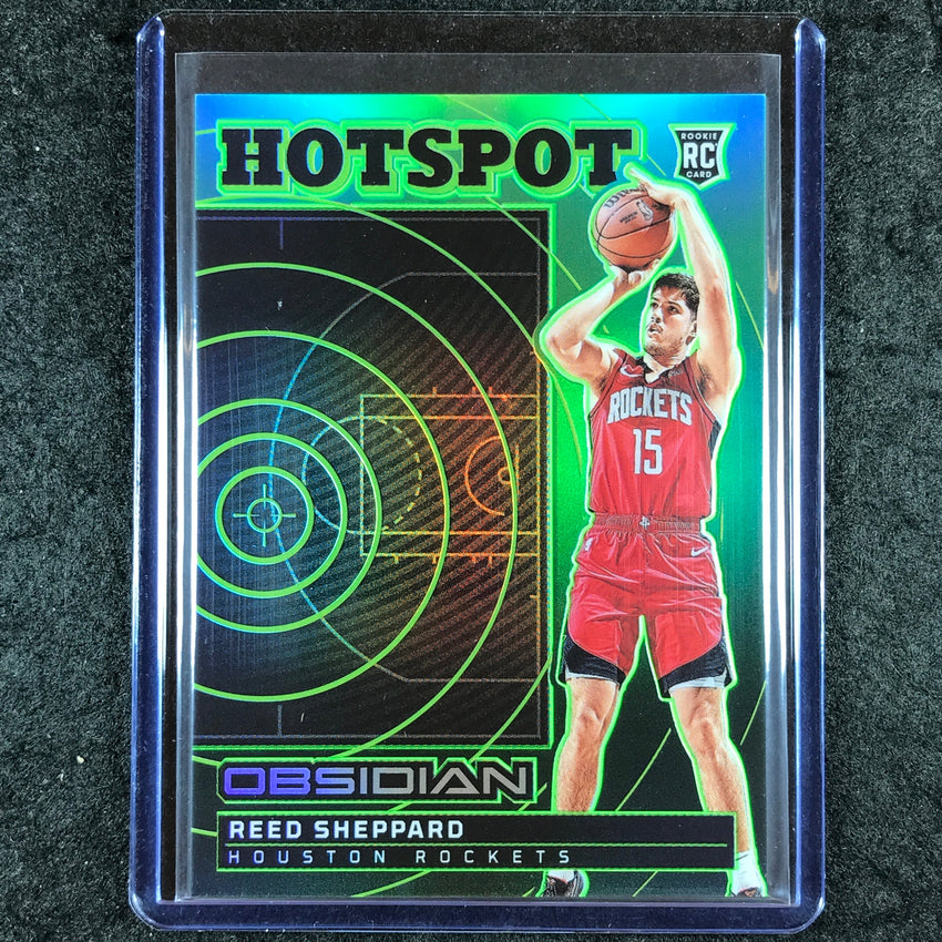 2024-25 Obsidian REED SHEPPARD Hotspot Rookie Jade Flood 8/25 #2