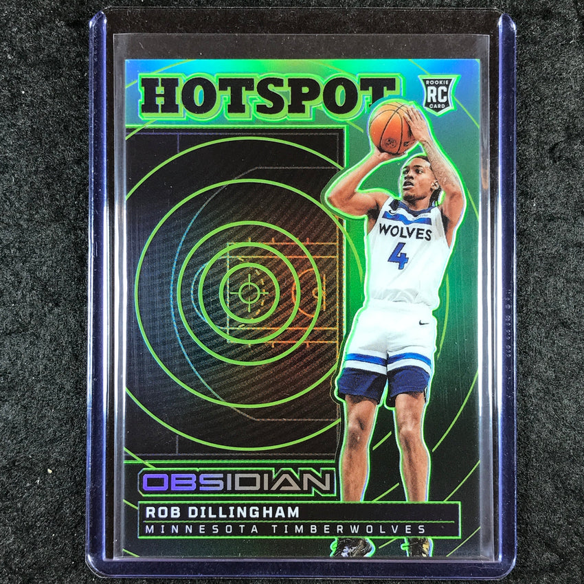 2024-25 Obsidian ROB DILLINGHAM Hotspot Rookie Jade Flood 11/25 #3
