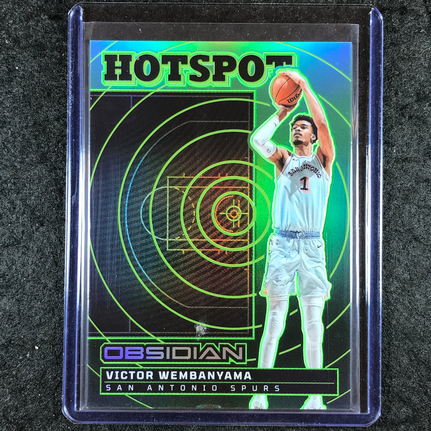 2024-25 Obsidian VICTOR WEMBANYAMA Hotspot Jade Flood 23/25 #8