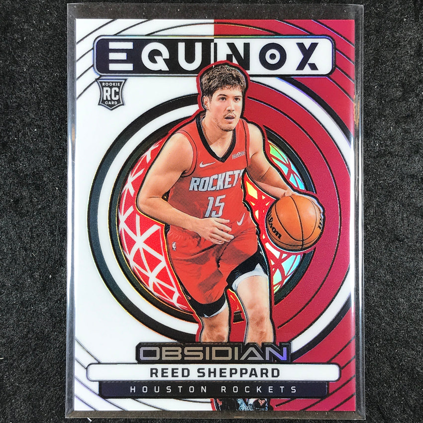 2024-25 Obsidian REED SHEPPARD Equinox Rookie Red Flood #24