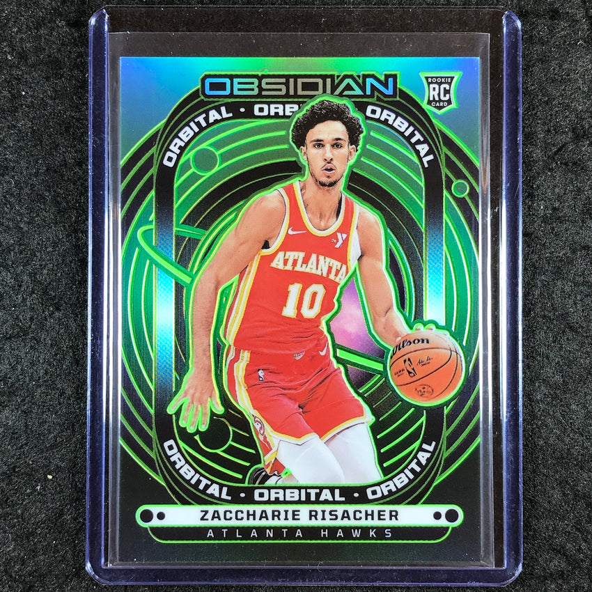 2024-25 Obsidian ZACCHARIE RISACHER Orbital Rookie Jade Flood 3/25 #8