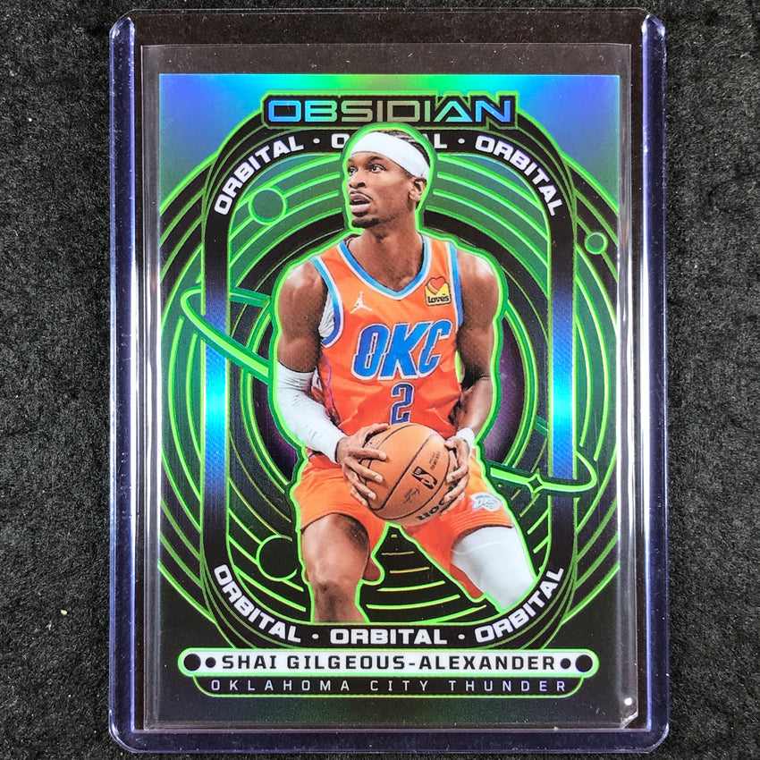 2024-25 Obsidian SHAI GILGEOUS-ALEXANDER Orbital Jade Flood 3/25 #10
