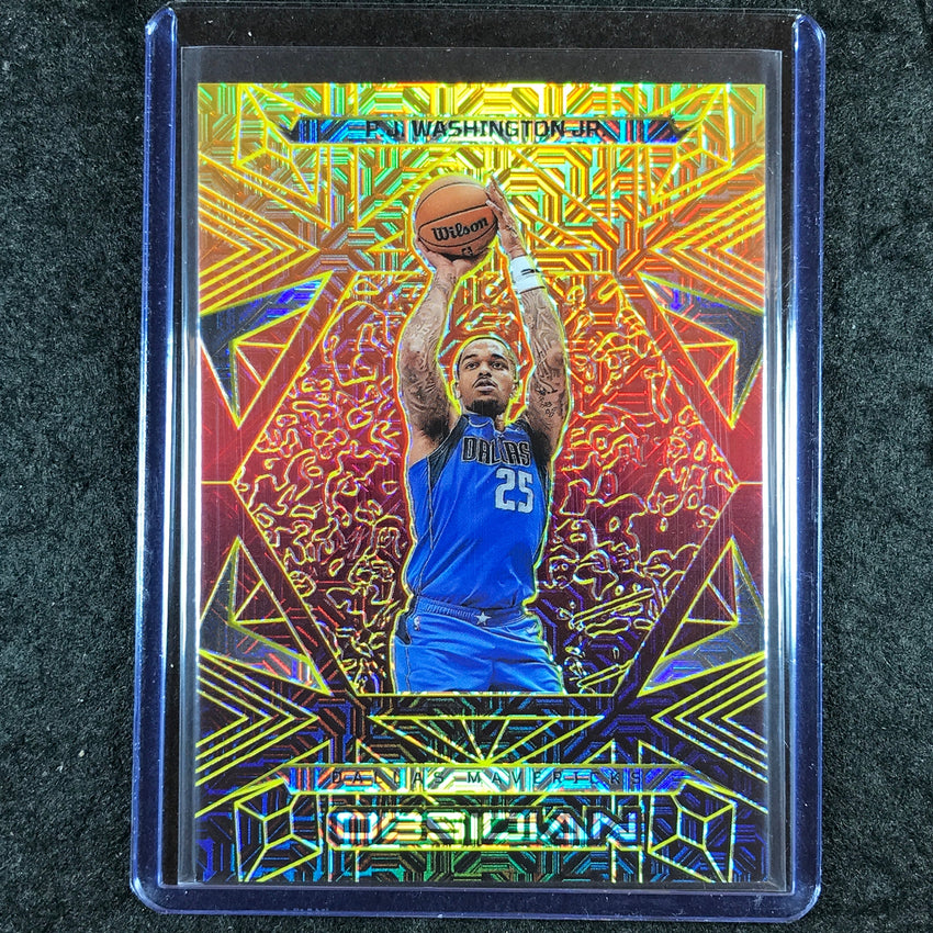 2024-25 Obsidian P.J. WASHINGTON JR. Base Molten Mojo 5/10 #87