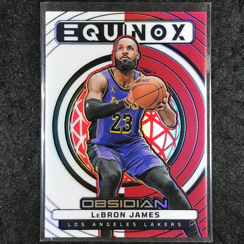 2024-25 Obsidian LEBRON JAMES Equinox Red Flood #26