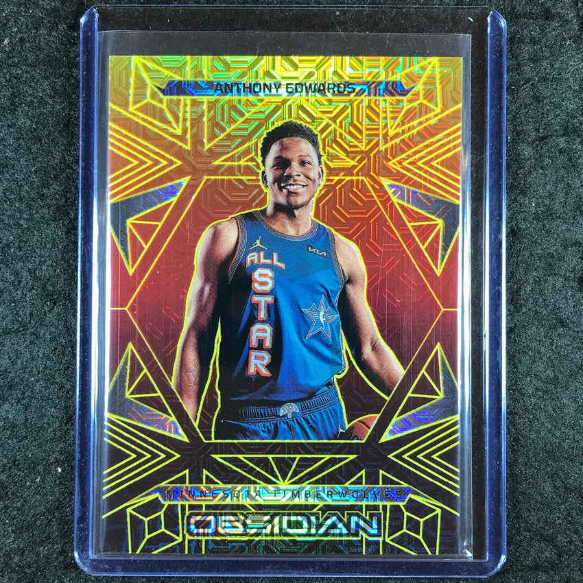 2024-25 Obsidian ANTHONY EDWARDS Base Molten Mojo 10/10 #196