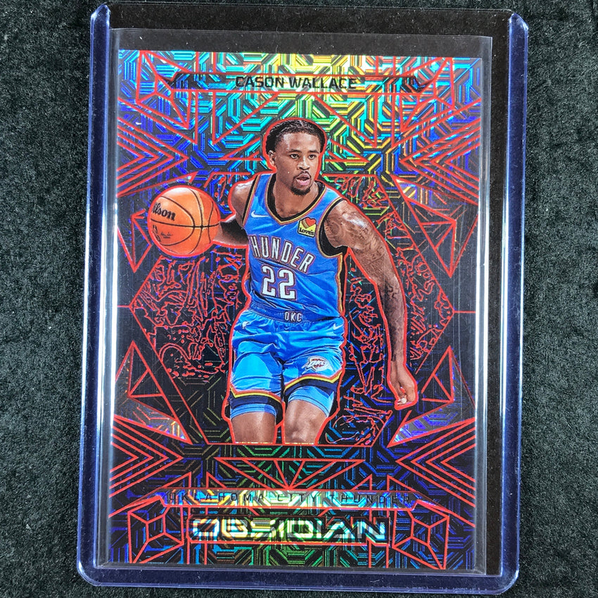 2024-25 Obsidian CASON WALLACE Base Ashen Flood 1/1 #69