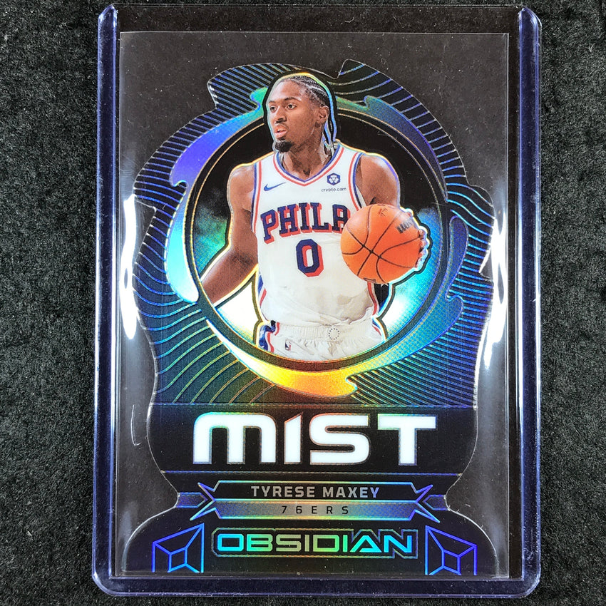 2024-25 Obsidian TYRESE MAXEY Mist Die-Cut SP #9