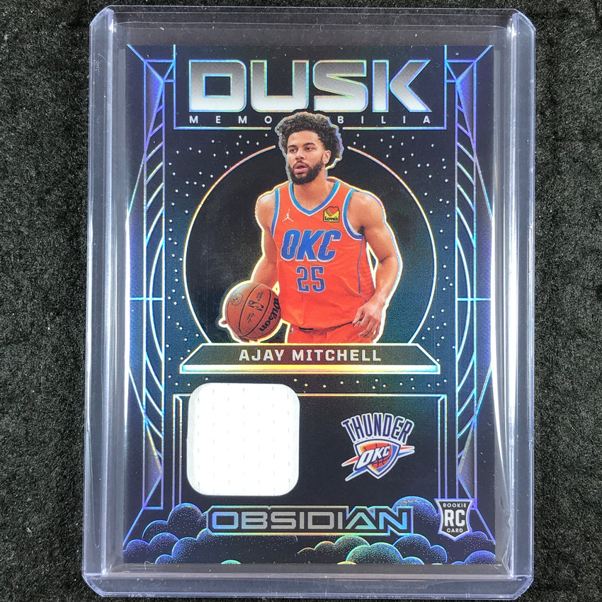 2024-25 Obsidian AJAY MITCHELL Dusk Memorabilia Rookie Jersey Relic #AJA