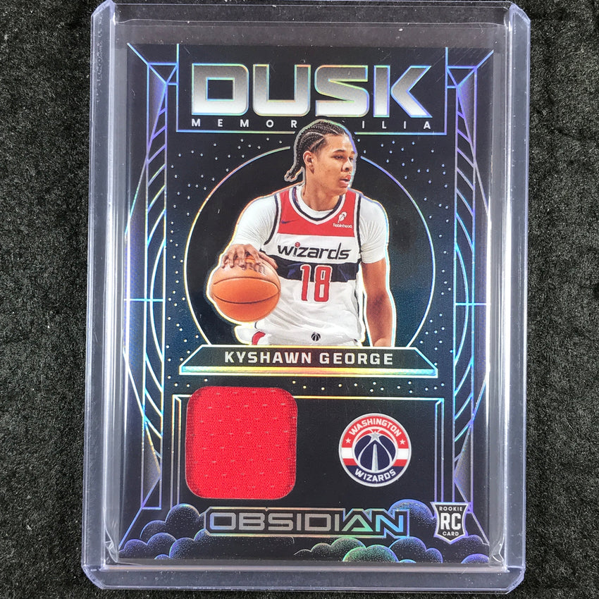 2024-25 Obsidian KYSHAWN GEORGE Dusk Memorabilia Rookie Jersey Relic #KYS