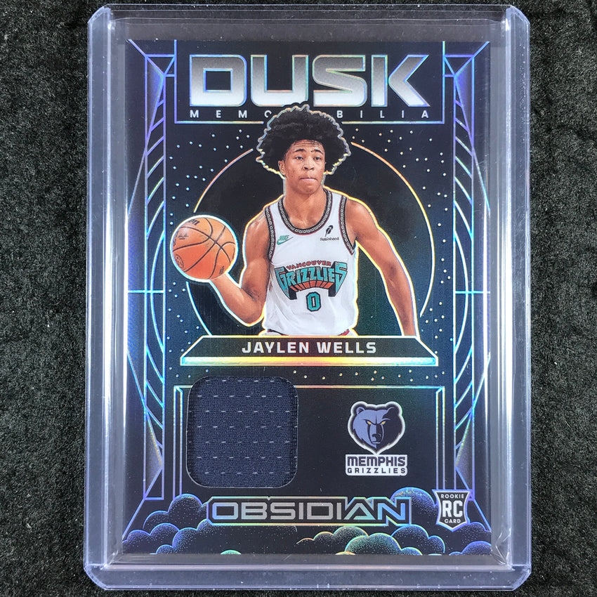 2024-25 Obsidian JAYLEN WELLS Dusk Memorabilia Rookie Jersey Relic #WEL