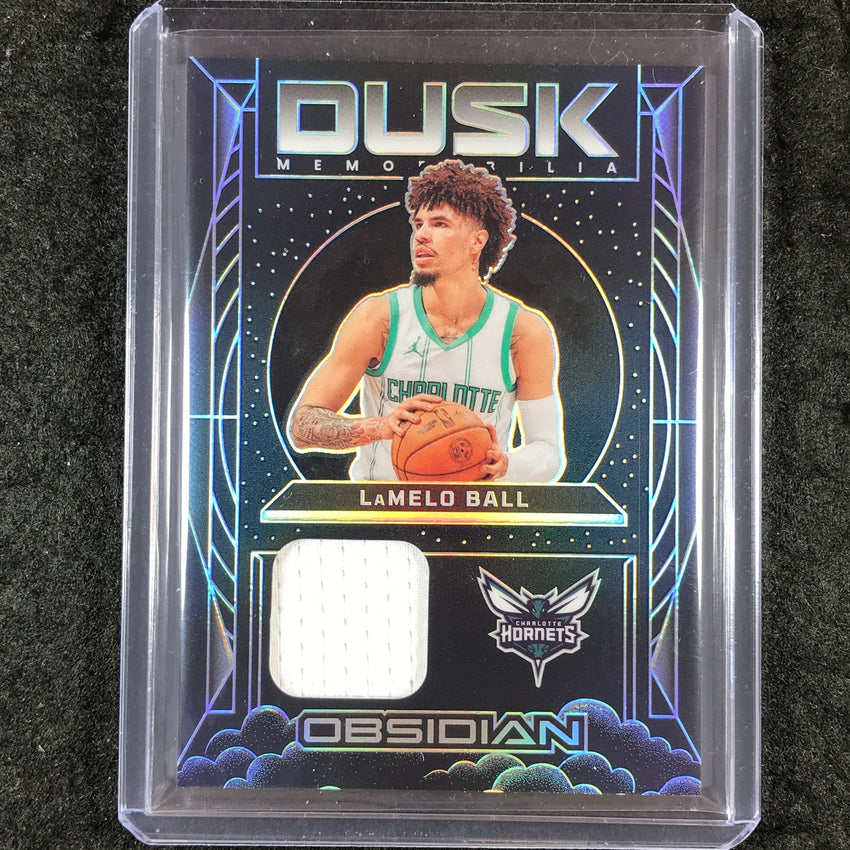 2024-25 Obsidian LAMELO BALL Dusk Memorabilia Jersey Relic 75/93