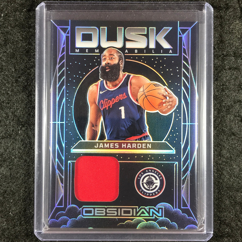 2024-25 Obsidian JAMES HARDEN Dusk Memorabilia Jersey Relic 74/93