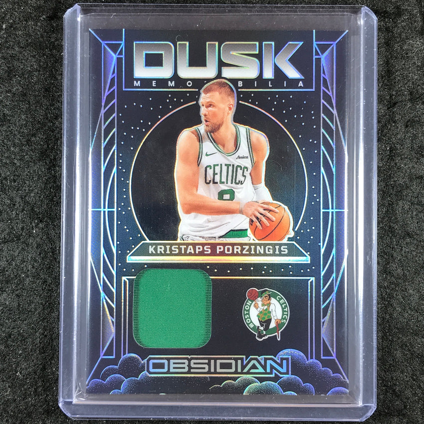 2024-25 Obsidian KRISTAPS PORZINGIS Dusk Memorabilia Jersey Relic 35/93