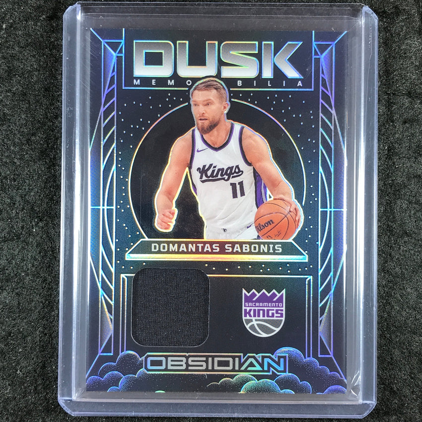 2024-25 Obsidian DOMANTAS SABONIS Dusk Memorabilia Jersey Relic 31/93