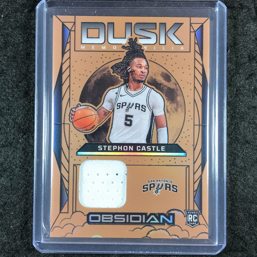 2024-25 Obsidian STEPHON CASTLE Dusk Memorabilia Rookie Patch Relic Bronze 4/60