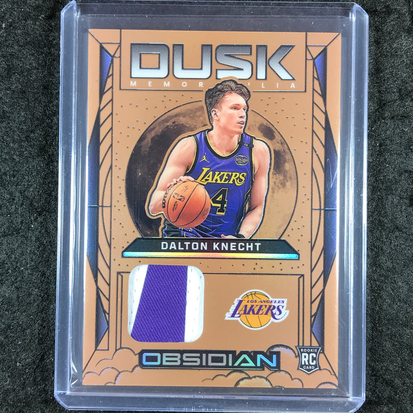 2024-25 Obsidian DALTON KNECHT Dusk Memorabilia Rookie Patch Relic Bronze 39/60