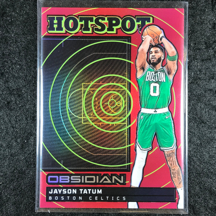2024-25 Obsidian JAYSON TATUM Hotspot Red Flood #4
