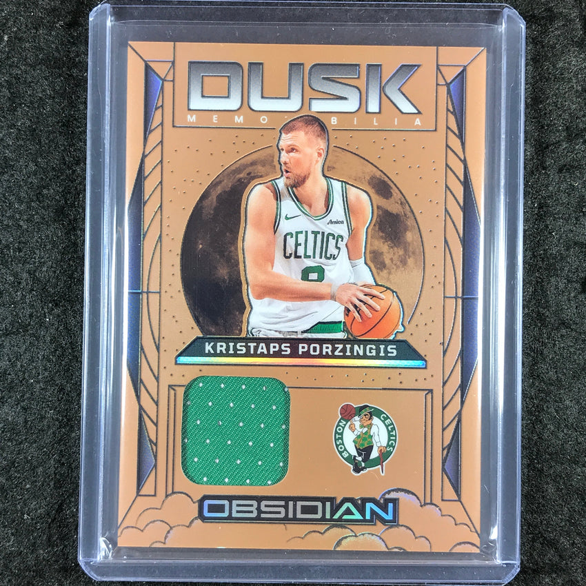 2024-25 Obsidian KRISTAPS PORZINGIS Dusk Memorabilia Jersey Relic Bronze 1/60