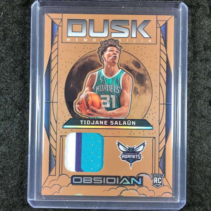 2024-25 Obsidian TIDJANE SALAUN Dusk Memorabilia Rookie Patch Relic Bronze 3/60