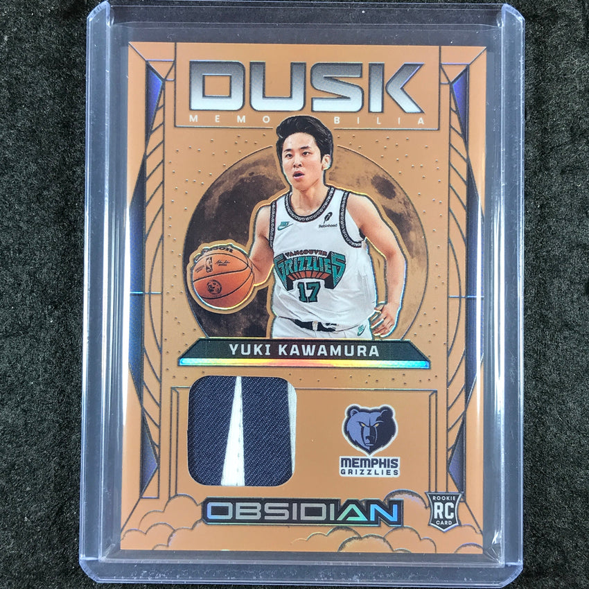 2024-25 Obsidian YUKI KAWAMURA Dusk Memorabilia Rookie Patch Relic Bronze 45/60