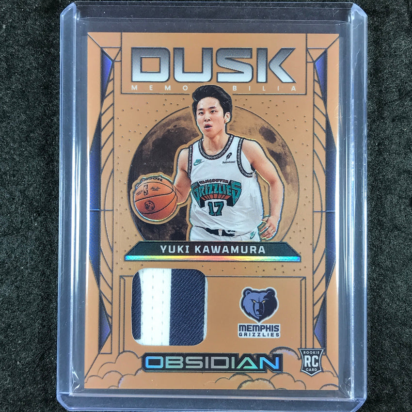 2024-25 Obsidian YUKI KAWAMURA Dusk Memorabilia Rookie Patch Relic Bronze 55/60