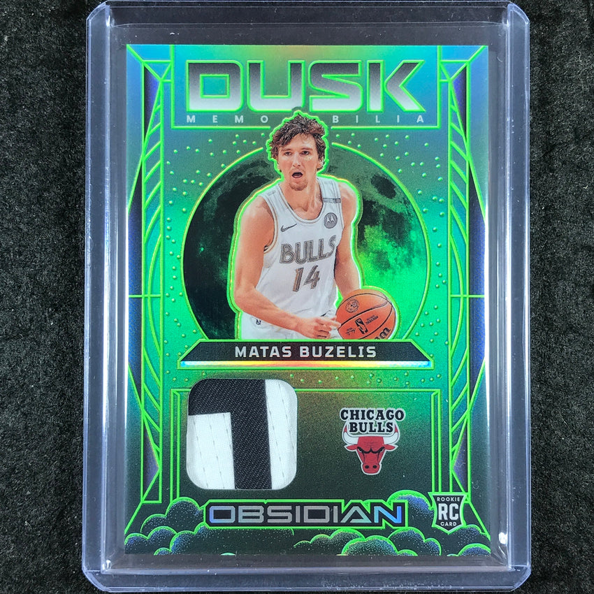 2024-25 Obsidian MATAS BUZELIS Dusk Memorabilia Rookie Patch Relic Jade 19/25