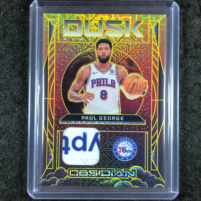 2024-25 Obsidian PAUL GEORGE Dusk Memorabilia Patch Relic Molten Mojo 6/10