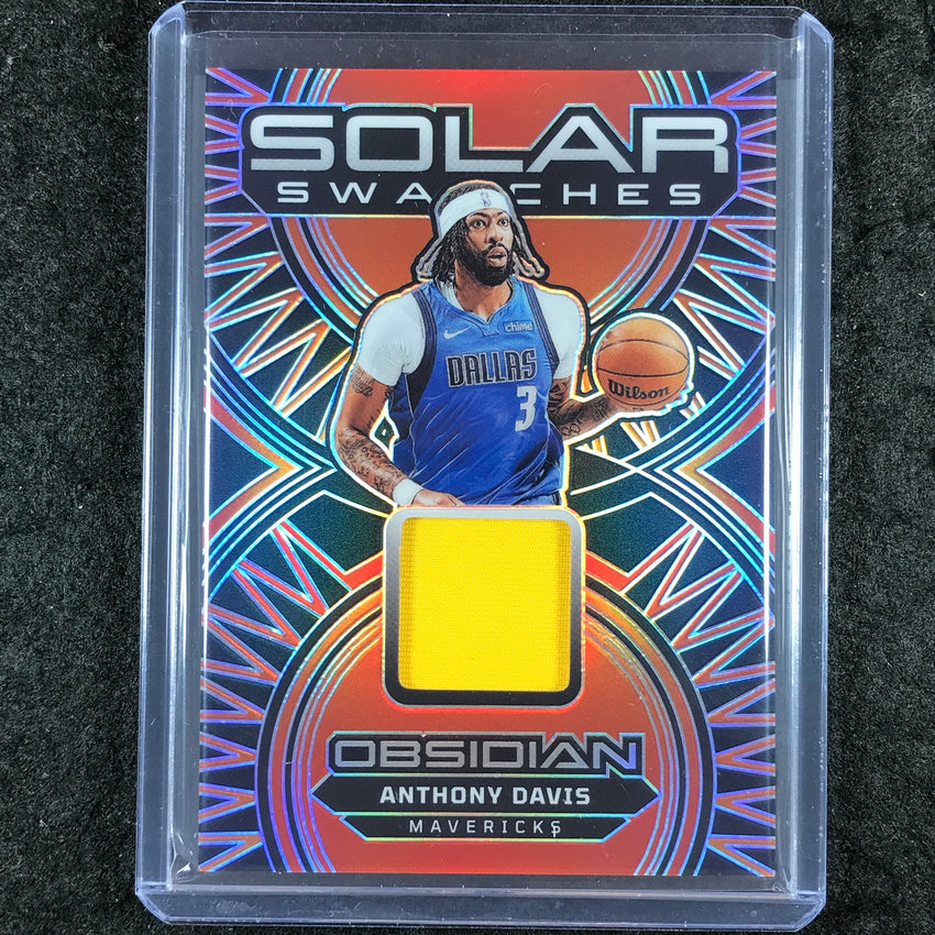 2024-25 Obsidian ANTHONY DAVIS Solar Swatches Jersey Relic #ADA