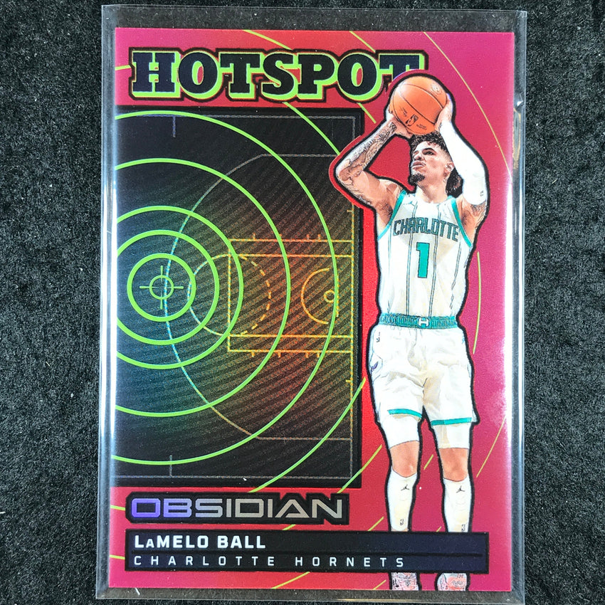 2024-25 Obsidian LAMELO BALL Hotspot Red Flood #13