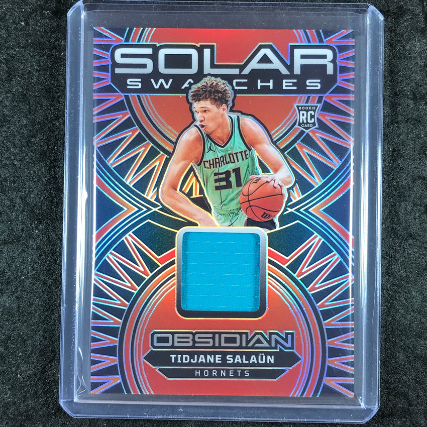 2024-25 Obsidian TIDJANE SALAUN Solar Swatches Rookie Jersey Relic #TID