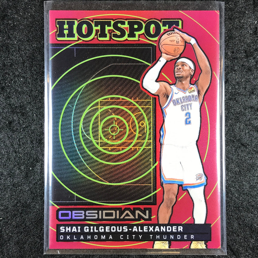 2024-25 Obsidian SHAI GILGEOUS-ALEXANDER Hotspot Red Flood #14
