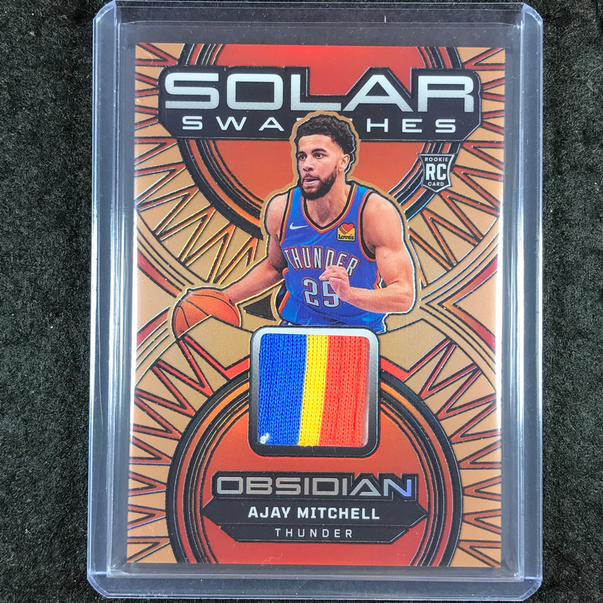 2024-25 Obsidian AJAY MITCHELL Solar Swatches Rookie Patch Relic Bronze 51/60