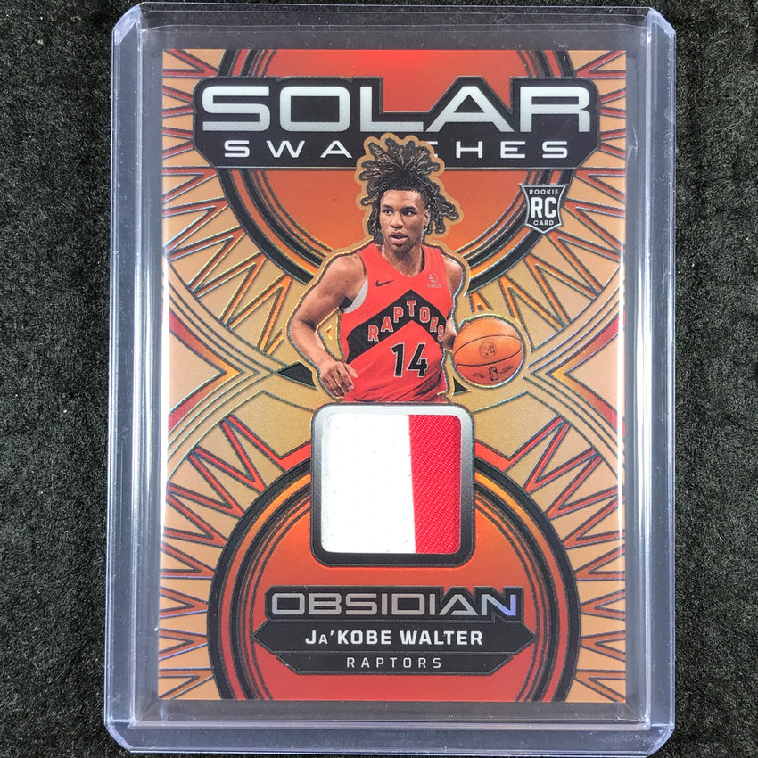 2024-25 Obsidian JA'KOBE WALTER Solar Swatches Rookie Patch Relic Bronze 18/60