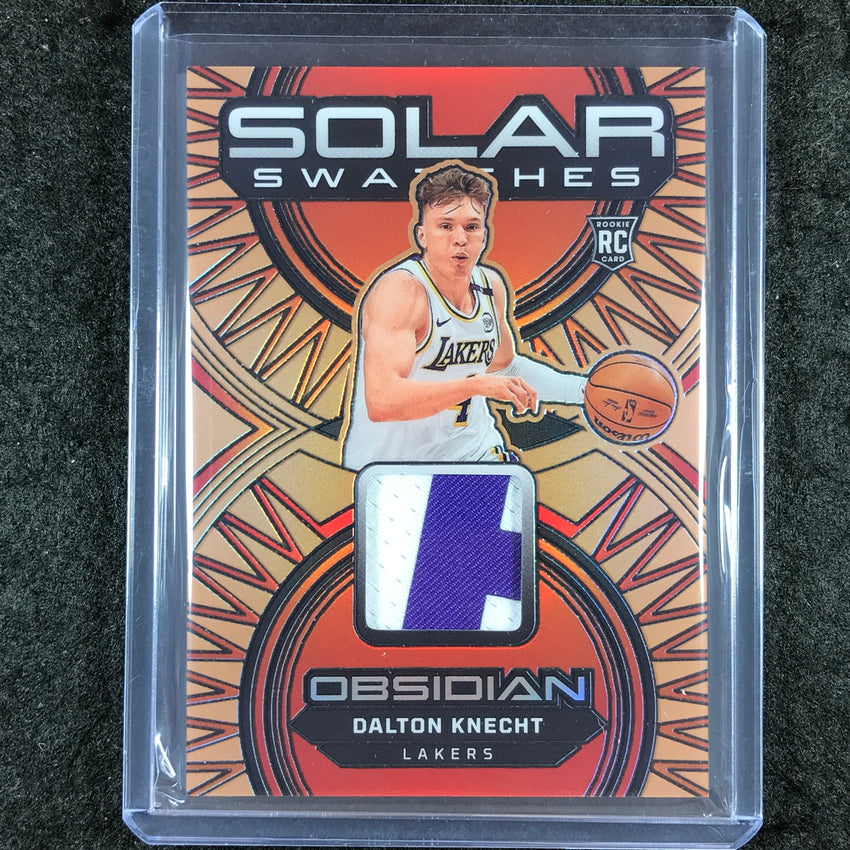2024-25 Obsidian DALTON KNECHT Solar Swatches Rookie Patch Relic Bronze 7/60