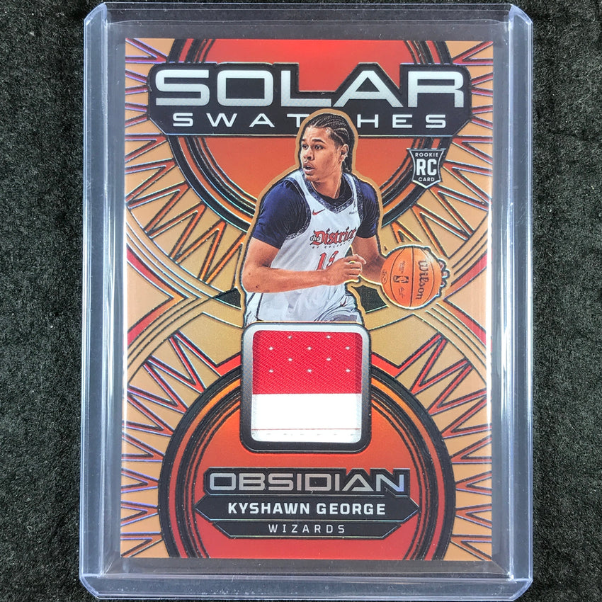 2024-25 Obsidian KYSHAWN GEORGE Solar Swatches Rookie Patch Relic Bronze 45/60
